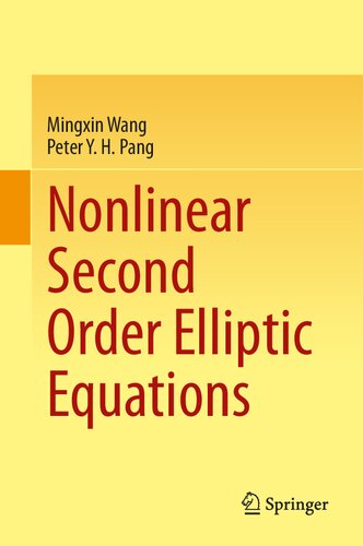 Nonlinear Second Order Elliptic Equations (PDF/EPUB Version)