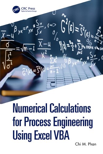 Numerical Calculations for Process Engineering Using Excel VBA (PDF/EPUB Version)

