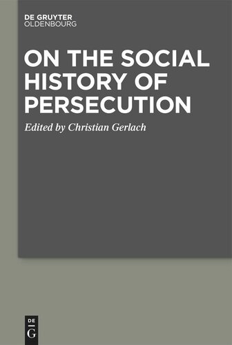 On the Social History of Persecution (PDF/EPUB Version)
