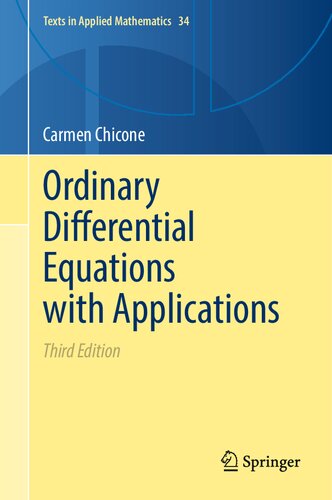 Ordinary Differential Equations with Applications (PDF/EPUB Version)