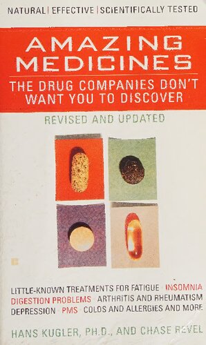 Orthomolecular Medicine : Amazing Medicines the Drug Companies Don't Want You to Discover (PDF/EPUB Version)
