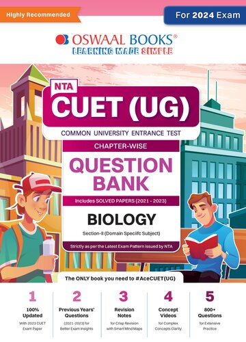 Oswaal NTA CUET (UG)| Question Bank Chapterwise & Topicwise Biology For 2024 Exam (PDF/EPUB Version)

