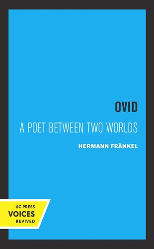 Ovid: A Poet between Two Worlds (PDF/EPUB Version)

