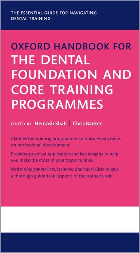 Oxford Handbook for the Dental Foundation and Core Training Programmes (PDF/EPUB Version)
