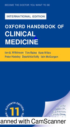 Oxford Handbook of Clinical Medicine (Oxford Medical Handbooks), 11e (June 6, 2024)_(0198844018)_(Oxford University Press).pdf (PDF/EPUB Version)