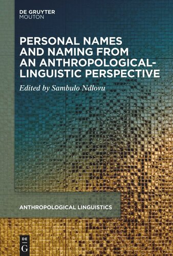 Personal Names and Naming from an Anthropological-Linguistic Perspective (PDF/EPUB Version)

