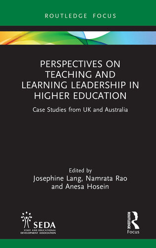 Perspectives on Teaching and Learning Leadership in Higher Education: Case Studies from UK and Australia (PDF/EPUB Version)
