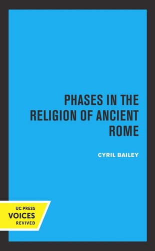 Phases in the Religion of Ancient Rome (PDF/EPUB Version)

