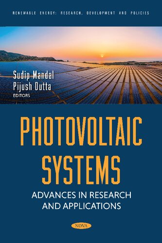 Photovoltaic Systems Advances in Research and Applications (PDF/EPUB Version)
