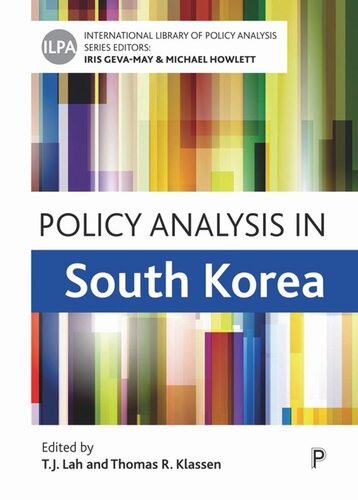 Policy Analysis in South Korea (PDF/EPUB Version)
