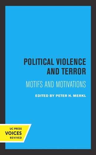 Political Violence and Terror: Motifs and Motivations (PDF/EPUB Version)
