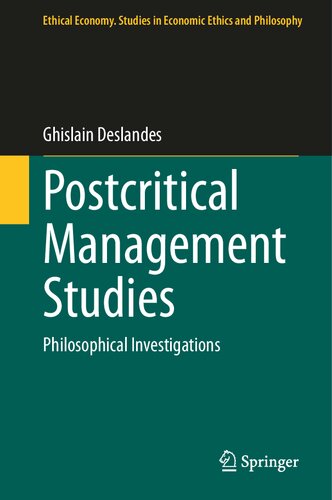 Postcritical Management Studies: Philosophical Investigations (PDF/EPUB Version)
