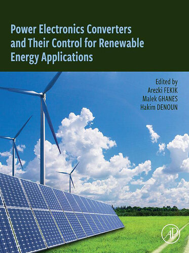 Power Electronics Converters and their Control for Renewable Energy Applications (PDF/EPUB Version)
