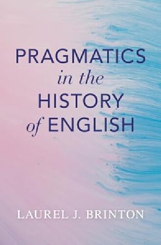 Pragmatics in the History of English (PDF/EPUB Version)
