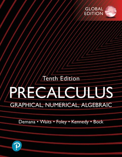 Precalculus : graphical, numerical, algebraic (PDF/EPUB Version)
