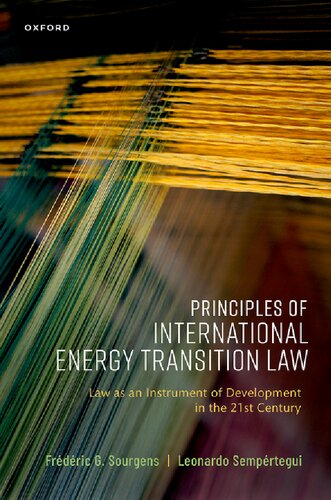 Principles of International Energy Transition Law (PDF/EPUB Version)