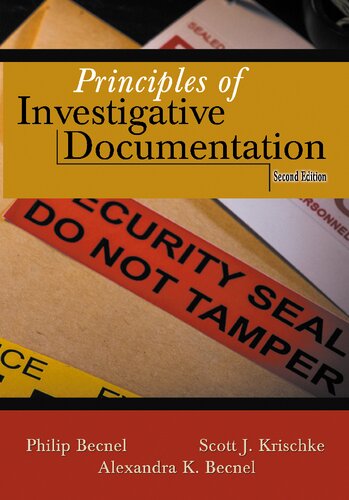 Principles of Investigative Documentation (PDF/EPUB Version)