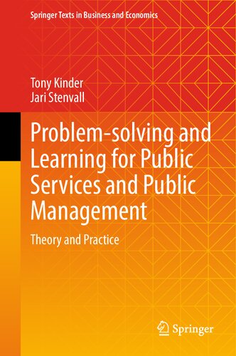 Problem-solving and Learning for Public Services and Public Management: Theory and Practice (PDF/EPUB Version)