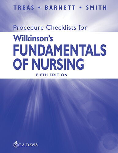 Procedure Checklists for Wilkinson's Fundamentals of Nursing (PDF/EPUB Version)