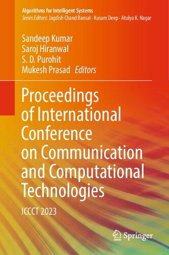 Proceedings of International Conference on Communication and Computational Technologies: ICCCT 2023 (Algorithms for Intelligent Systems) (PDF/EPUB Version)
