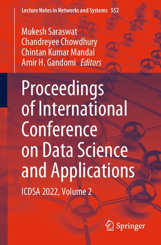 Proceedings of International Conference on Data Science and Applications: ICDSA 2022, Volume 2 (PDF/EPUB Version)
