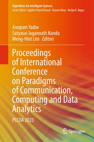Proceedings of International Conference on Paradigms of Communication, Computing and Data Analytics: PCCDA 2023 (Algorithms for Intelligent Systems) (PDF/EPUB Version)
