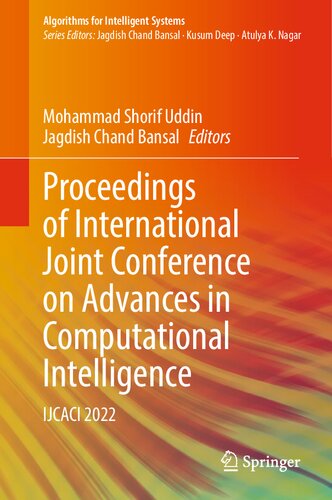 Proceedings of International Joint Conference on Advances in Computational Intelligence: IJCACI 2022 (PDF/EPUB Version)
