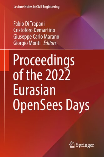 Proceedings of the 2022 Eurasian OpenSees Days (PDF/EPUB Version)
