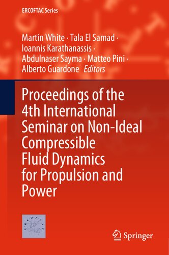 Proceedings of the 4th International Seminar on Non-Ideal Compressible Fluid Dynamics for Propulsion and Power (ERCOFTAC Series, 29) (PDF/EPUB Version)
