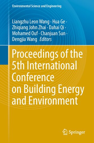 Proceedings of the 5th International Conference on Building Energy and Environment (PDF/EPUB Version)
