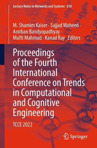 Proceedings of the Fourth International Conference on Trends in Computational and Cognitive Engineering: TCCE 2022 (PDF/EPUB Version)

