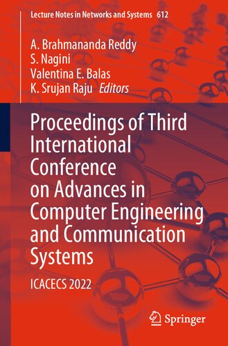 Proceedings of Third International Conference on Advances in Computer Engineering and Communication Systems: ICACECS 2022 (Lecture Notes in Networks and Systems, 612) (PDF/EPUB Version)
