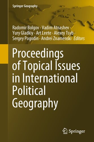 Proceedings of Topical Issues in International Political Geography (Springer Geography) (PDF/EPUB Version)
