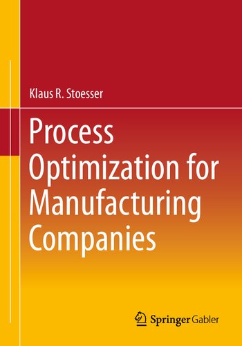 Process Optimization for Manufacturing Companies (PDF/EPUB Version)
