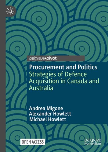 Procurement and Politics: Strategies of Defence Acquisition in Canada and Australia (PDF/EPUB Version)
