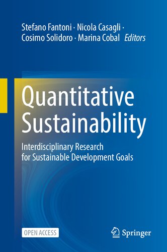 Quantitative Sustainability: Interdisciplinary Research for Sustainable Development Goals (PDF/EPUB Version)
