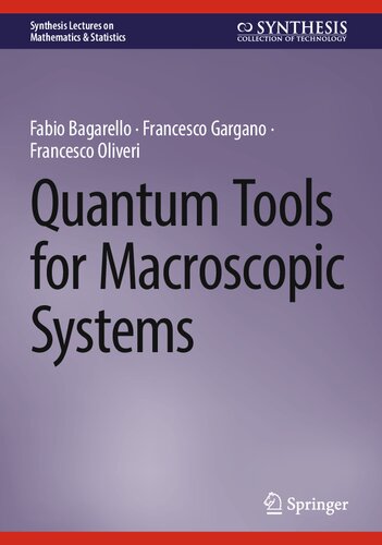 Quantum Tools for Macroscopic Systems (PDF/EPUB Version)
