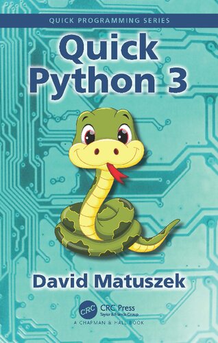 Quick Python 3 (PDF/EPUB Version)
