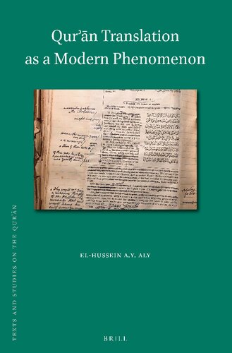 Qur'an Translation As a Modern Phenomenon (Texts and Studies on the Qur'an, 21) (PDF/EPUB Version)
