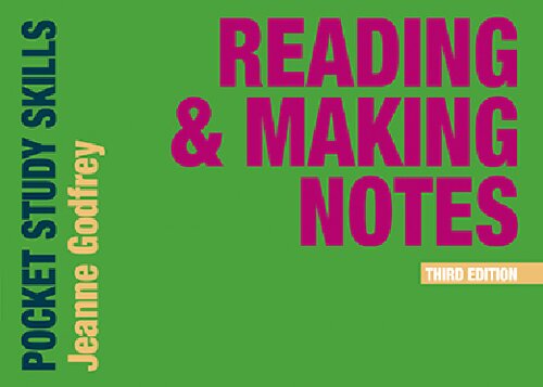 Reading and Making Notes (Pocket Study Skills) (PDF/EPUB Version)
