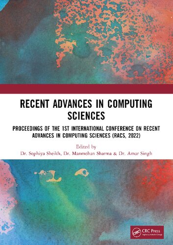 Recent Advances in Computing Sciences: Proceedings of RACS 2022 (PDF/EPUB Version)

