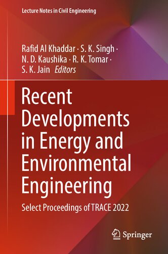 Recent Developments in Energy and Environmental Engineering: Select Proceedings of TRACE 2022 (PDF/EPUB Version)
