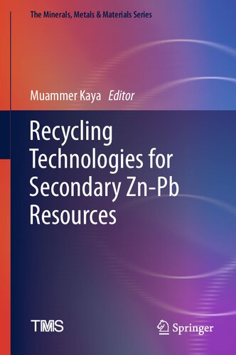 Recycling Technologies for Secondary Zn-Pb Resources (PDF/EPUB Version)
