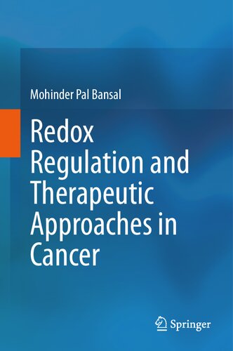 Redox Regulation and Therapeutic Approaches in Cancer (PDF/EPUB Version)
