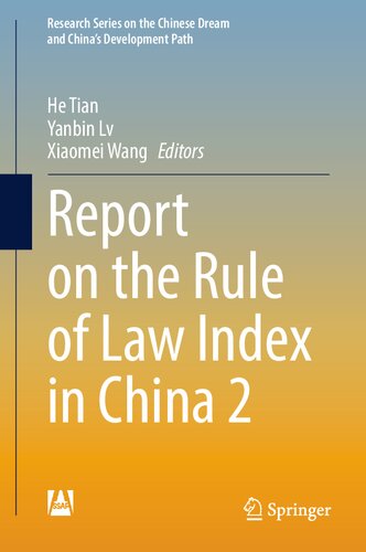 Report on the Rule of Law Index in China 2: No. 15, 2017 (PDF/EPUB Version)
