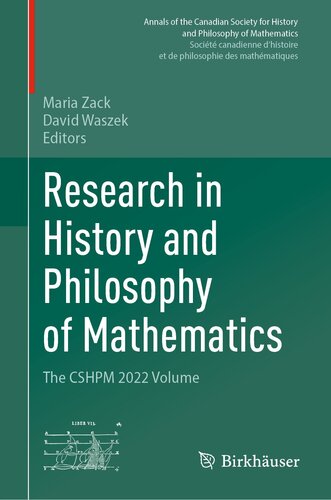 Research in History and Philosophy of Mathematics: The CSHPM 2022 Volume (PDF/EPUB Version)