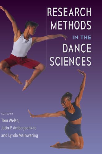 Research Methods in the Dance Sciences (PDF/EPUB Version)
