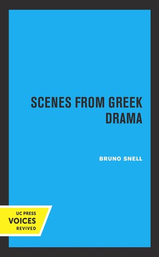 Scenes from Greek Drama (PDF/EPUB Version)
