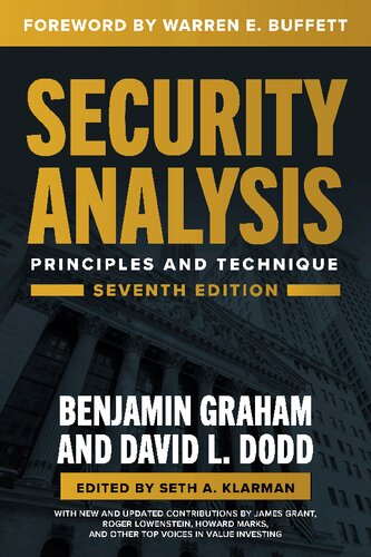 Security Analysis, Seventh Edition: Principles and Techniques (PDF/EPUB Version)
