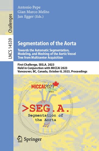 Segmentation of the Aorta. Towards the Automatic Segmentation, Modeling, and Meshing of the Aortic Vessel Tree from Multicenter Acquisition (Lecture Notes in Computer Science) (PDF/EPUB Version)